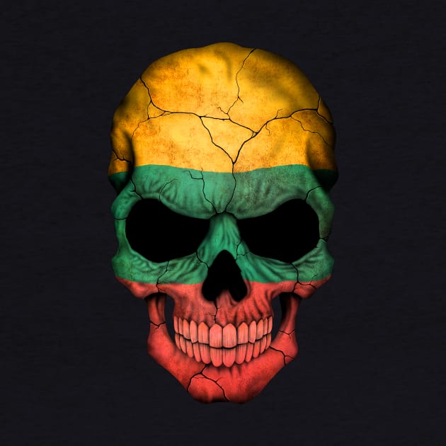 Lithuanian Flag Skull by jeffbartels